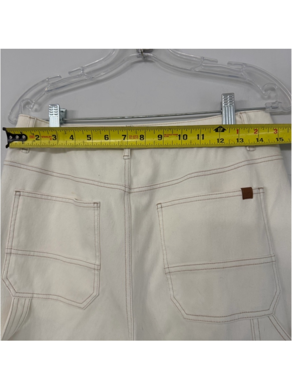 Halara Off White Wide Leg Cargo Pants Women’s Size Medium Very Soft and Stretchy - Picture 7 of 10